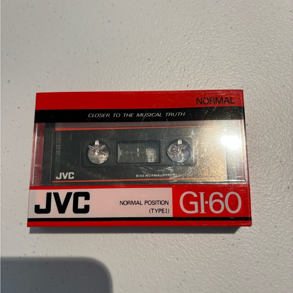JVC GI-60 Red Cassette Tape